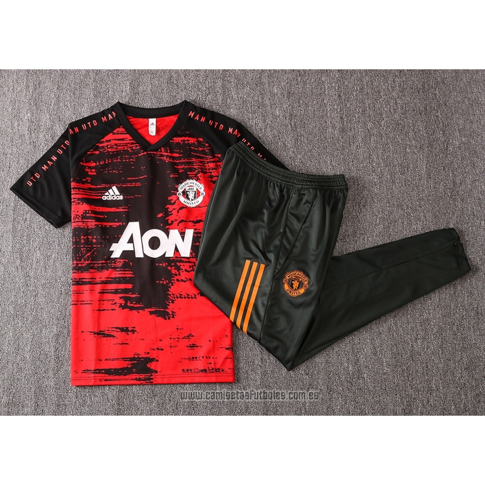 Chandal del Manchester United Manga Corta 2020-2021 Rojo